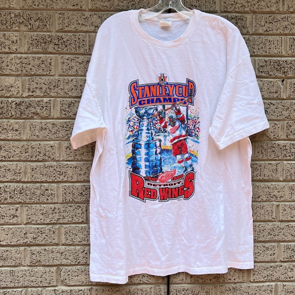 Detroit Red Wings 1997-1998 Stanley Cup Champions Starter Brand XL